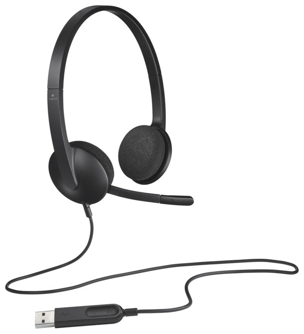 Наушники LOGITECH H340 USB Headset Black (981-000475) Фото: Наушники LOGITECH H340 USB Headset Black (981-000475)