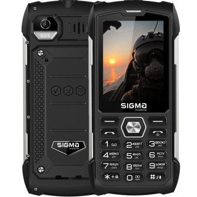 Мобильный телефон Sigma X-treme PK68 Black (4827798466711) Фото: Мобильный телефон Sigma X-treme PK68 Black (4827798466711)