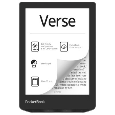 Электронная книга Pocketbook 629 Verse Mist Grey (PB629-M-CIS) Фото: Электронная книга Pocketbook 629 Verse Mist Grey (PB629-M-CIS)