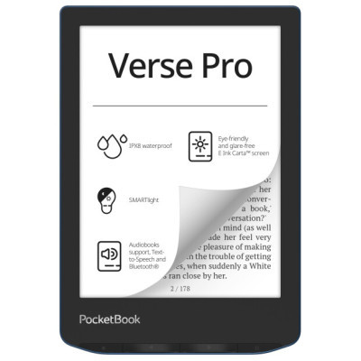 Электронная книга Pocketbook 634, Azure (PB634-A-CIS) Фото: Электронная книга Pocketbook 634, Azure (PB634-A-CIS)