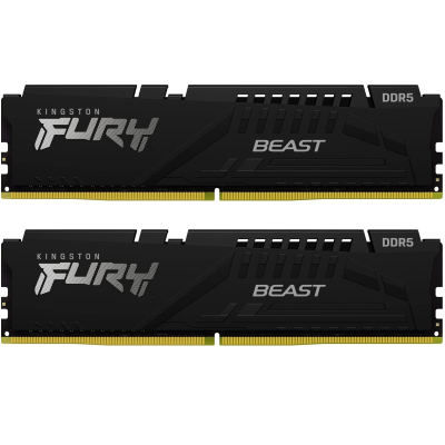 Модуль памяти для компьютера DDR5 16GB (2x8GB) 5200 MHz FURY Beast Black Kingston Fury (ex.HyperX) (KF552C40BBK2-16) Фото: Модуль памяти для компьютера DDR5 16GB (2x8GB) 5200 MHz FURY Beast Black Kingston Fury (ex.HyperX) (KF552C40BBK2-16)