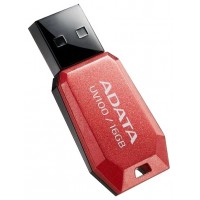 USB Flash Drive 16 Gb A-DATA UV100 Red Diamond