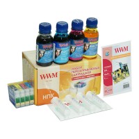 НПК WWM Epson Stylus XP-33/103/203/207/303/306/313/406/413, с АО чипами, 4x100 г чернил ELECTRA (RC.T17NU)