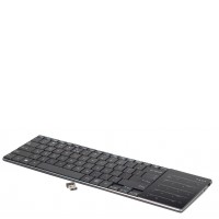 Клавиатура Gembird KB-P8-UA Wireless, Phoenix, touchpad, черная
