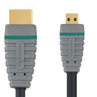 Кабель HDMI 2m Micro BANDRIDGE BLUE BVL1702 High Speed
