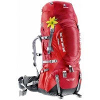 Рюкзак туристический Deuter Aircontact PRO 55+15 SL cranberry-fire (33813 5560)