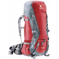 Рюкзак туристический Deuter Aircontact 55+10 cranberry-titan (33442 5440)