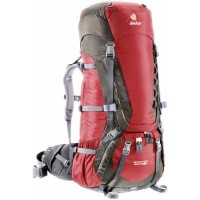 Рюкзак туристический Deuter Aircontact 60+10 SL cranberry-stone (33452 5444)
