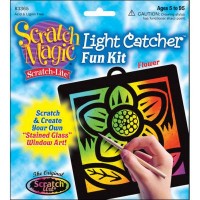 Развивающая игрушка Melissa&Doug Царапка-витраж Цветок (MD5888)