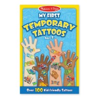 Набор для творчества Melissa&Doug Мои первые временные татуировки, 100 шт., голубые (MD2947)