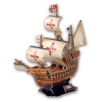 Конструктор CubicFun Корабль Санта Мария (T4008h)
