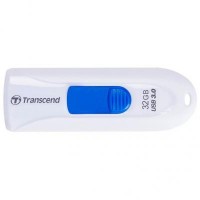 USB3.0 Flash Drive 32 Gb Transcend 790 белый/голубой / TS32GJF790W