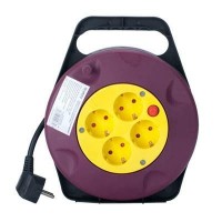 Сетевой удлинитель SVEN Trident 3G-10M, black-red-yellow (6438162009748)