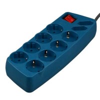 Фильтр сетевой GreenWave Maxima 10-3, aquamarine, 10 розеток, 3,0м