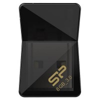 USB 3.0 Flash Drive 8Gb Silicon Power Jewel J08 Black / SP008GBUF3J08V1K