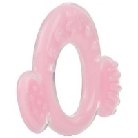 Прорезыватель Nuby с ушками розовый (67908-5)