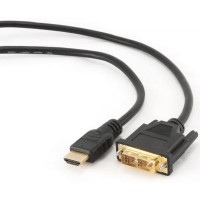 Кабель HDMI to DVI 18+1pin M, 4.5m GEMBIRD (CC-HDMI-DVI-15)