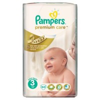 Подгузник Pampers Premium Care Midi (4-9 кг), 60шт (4015400274780)