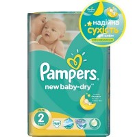 Подгузник Pampers New Baby-Dry Mini (3-6 кг), 68шт (4015400735571)