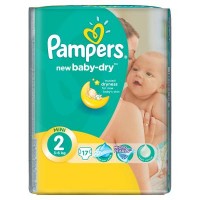 Подгузник Pampers New Baby-Dry Mini (3-6 кг), 17шт (4015400647515)
