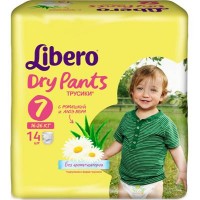 Подгузник Libero DryPants 7 XL Plus (16-26 кг) 14 шт (7322540538793)