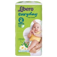 Подгузник Libero Everyday Natural 2 3-6кг 50 шт (7322540613896)