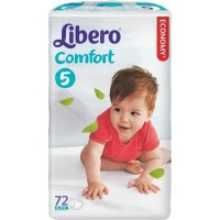Подгузник Libero Comfort 5 (10-16 кг), 72шт (7322540592047)