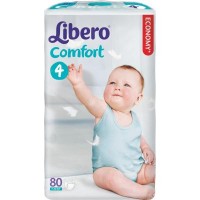 Подгузник Libero Comfort 4 (7-14 кг), 80 шт (7322540592023)