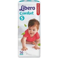 Подгузник Libero Comfort 5 (10-16 кг), 56 шт (7322540475258)