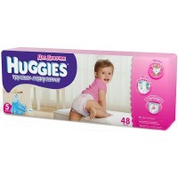 Подгузник Huggies Little Walkers 5для девочек (13-17кг) 48 шт (5029053543444)