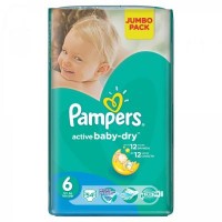 Подгузник Pampers Active Baby Extra Large (15+ кг), 54шт (4015400244875)