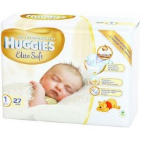 Подгузник Huggies Elite Soft 1 Small 27 шт (5029053545479)
