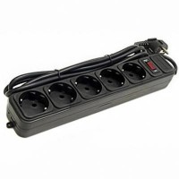 Сетевой фильтр питания PATRON 1.8m (SP-52), 5 розеток BLACK (EXT-PN-SP-52)