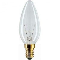Лампочка PHILIPS E14 60W 230V B35 CL 1CT/10X10F (921501044294)