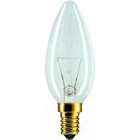 Лампочка PHILIPS E14 60W 230V B35 CL 1CT/10X10F Stan (926000003017)