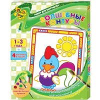 Набор для творчества Vladi Toys Петушок Волшебные контуры (VT4402-17)