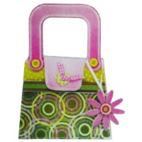 Набор для творчества Mota Сумочка с украшениями, зеленая с кругами (H-101-8)