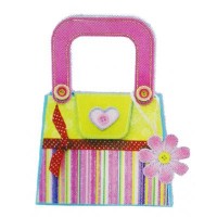 Набор для творчества Mota Сумочка с украшениями, с ленточкой в горошек (H-101-4)