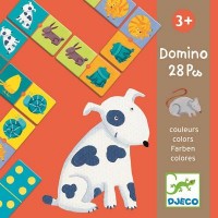 Набор для творчества Djeco детское домино Цветные животные (DJ08111)