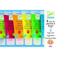 Набор для творчества Djeco Краски пальчиковые 6 шт (DJ08860)