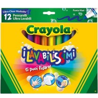 Набор для творчества Crayola 12 смываемых широких фломастеров (58-8329)