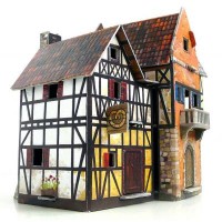 Сборная модель Умная бумага Пекарня серии Средневековый город (243-01)