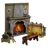 Сборная модель Умная бумага Камин (260)