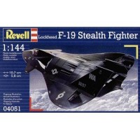 Сборная модель Revell Истребитель-невидимка F-19 Stealth Fighter 1:144 (4051)