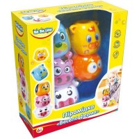 Развивающая игрушка BeBeLino Пирамидка Веселая ферма (57030)