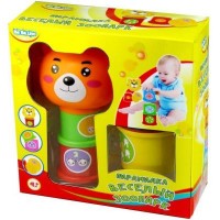 Развивающая игрушка BeBeLino Пирамидка Веселый зоопарк (57022)