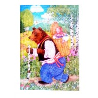 Пазл Умная бумага Рамка Машенька и медведь (5154)
