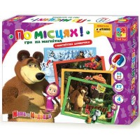 Настольная игра Vladi Toys По местам! Маша и Медведь (укр.) (VT3304-11)
