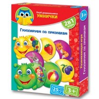 Настольная игра Vladi Toys Группируем по признакам (рус.) (VT1306-02-2)