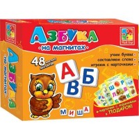 Настольная игра Vladi Toys Азбука на магнитах (рус.) (VT1502-01)